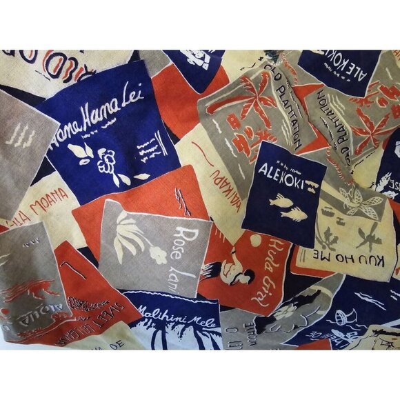 Womens Hawaii Print Shoulder Bag Purse Handmade Lightweight - Picture 9 of 9